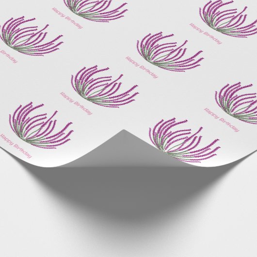 Heather Blume Geschenkpapier (Ecke)