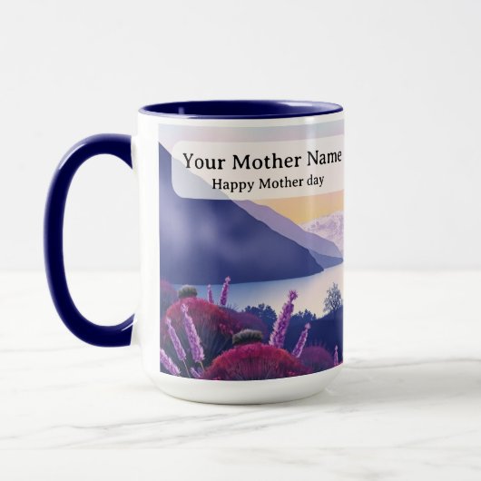 Heather Distel Strickpfade am See Tasse (Links)
