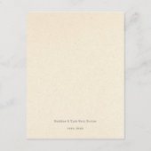 Heather & Dusk Graduation Gift Insert Card Dankeskarte (Rückseite)