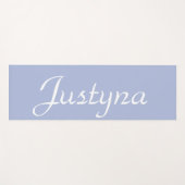 Heather Elegant Name | Stilvoll einfach Yogamatte (Vorderseite (Horizontal))