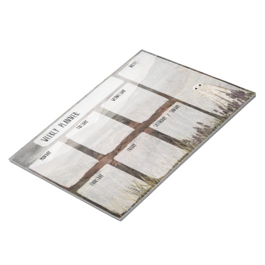 Heather Ghost Weekly Planner Notizblock (angewinkelt)
