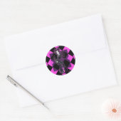 "Heather" Gothic Pink Blume Friry Stickers (Umschlag)