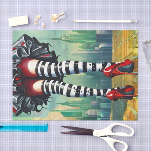 Heather Heels Witch Seidenpapier (Handwerk)