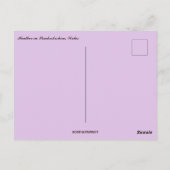 Heather in Pembrokeshire Wales Postkarte (Rückseite)