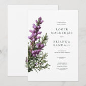 Heather Invitation Einladung (Vorne/Hinten)