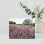 Heather Landscape DIY Postcard Postkarte (Stehend Vorderseite)