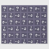 Heather lila Mysterium Geschenkpapier (Flach)