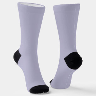Heather Lila Solid Color Socken