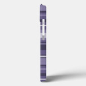 Heather lila Streifen Case-Mate iPhone Gehäuse Case-Mate iPhone Hülle (Rückseite / Links)