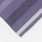 Heather lila Streifen Fleecedecke (Ecke)