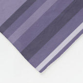 Heather lila Streifen Fleecedecke (Ecke)