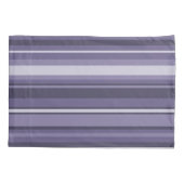 Heather lila Streifen Kissenbezug (Rückseite)