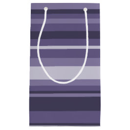 Heather lila Streifen Kleine Geschenktüte