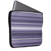 Heather lila Streifen Laptopschutzhülle (Vorne Rechts)