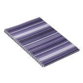 Heather lila Streifen Notizblock (Rechte Seite)