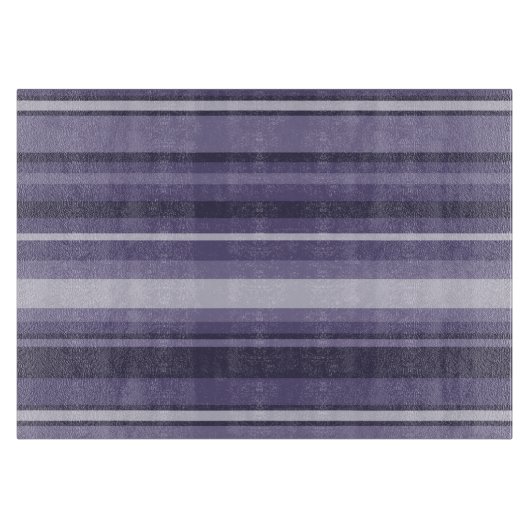 Heather lila Streifen Schneidebrett (Vorderseite)