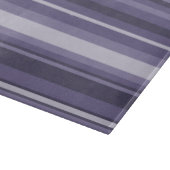 Heather lila Streifen Schneidebrett (Ecke)