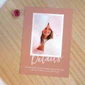 Heather Mauve Pink Bat Mitzvah Einladung