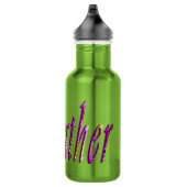 Heather, Name, Logo, wiederverwendbare Mädchen Was Edelstahlflasche (Rechts)