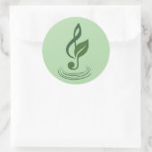 Heather Niemi Savage Logo Große Runde Aufkleber (Tasche)