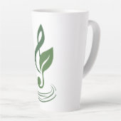 Heather Niemi Savage Logo Großer Latte-Mug Milchtasse (Rechte Ecke)
