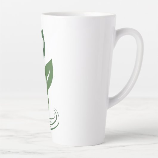Heather Niemi Savage Logo Großer Latte-Mug Milchtasse (Rechts)