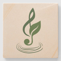 Heather Niemi Savage Logo Stone Coaster