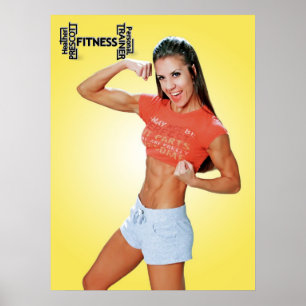 Heather Prescott Fitness prints Poster