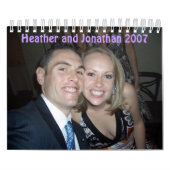 Heather und Jonathan 2007 Kalender (Titelbild)
