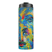 Heather Wycuff-inspirierte Kunst Thermosbecher (Vorderseite)