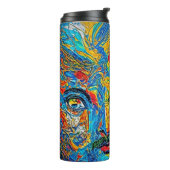 Heather Wycuff-inspirierte Kunst Thermosbecher (Nach links gedreht)