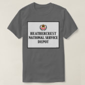 HEATHERCREST NATIONAL SERVICE DEPOT Carry on Serve T-Shirt (Design vorne)