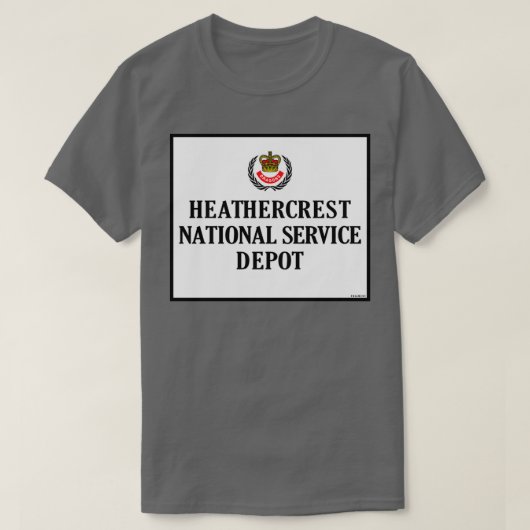 HEATHERCREST NATIONAL SERVICE DEPOT Carry on Serve T-Shirt (Design vorne)