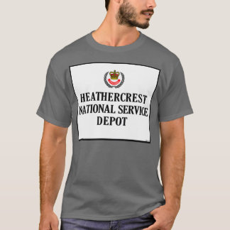 HEATHERCREST NATIONAL SERVICE DEPOT Carry on Serve T-Shirt