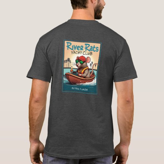 Heathered Charcoal Gray T - Shirt (Rückseite)