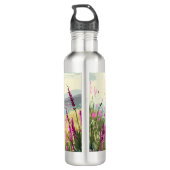 Heather's Embrace am Meer Edelstahlflasche (Rückseite)