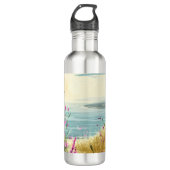 Heather's Embrace am Meer Edelstahlflasche (Vorderseite)