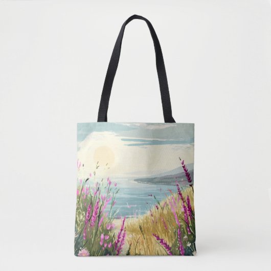 Heather's Embrace am Meer Tasche (Vorderseite)