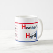 Heather's Herd Tasse - Wir, die Menschen (VorderseiteRechts)