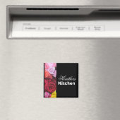 Heathers Küchen benutzerdefinierte Rose Kühlschran Magnet (In Situ (Geschirrspüler))