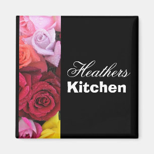 Heathers Küchenmagnet mit individuellen Rosen Magnet