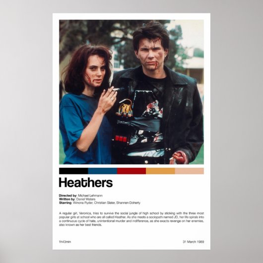 Heathers Movie Print Poster (Vorne)