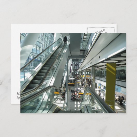 Heathrow Postkarte (Vorne/Hinten)
