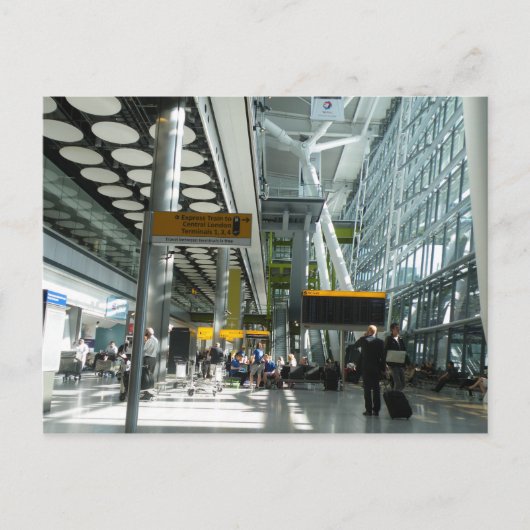 Heathrow Postkarte (Vorderseite)