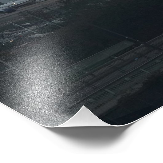 Heathrow Takeoff At Sunset Fotodruck (Ecke)