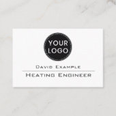 Heating Engineer Company Representative Visitenkarte (Vorderseite)