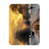 Heaton Park im Schnee Magnet (Vertikal)