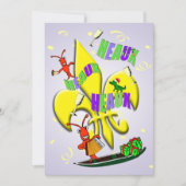 Heaux, Heaux, Heaux Cajun WeihnachtsParty Einladung (Vorderseite)