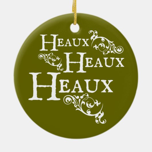 Heaux Heaux Heaux Keramik Ornament (Hinten)