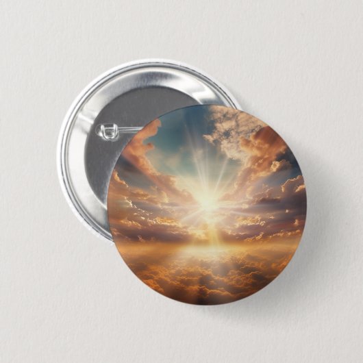 Heaven, 6 cm, runder Abzeichen Button (Vorne & Hinten)